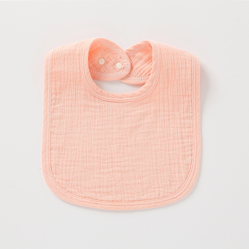 Baby saliva napkin newborn 4-layer cotton gauze bib for male and female baby supplementary food spring and summer bib absorbent thin style