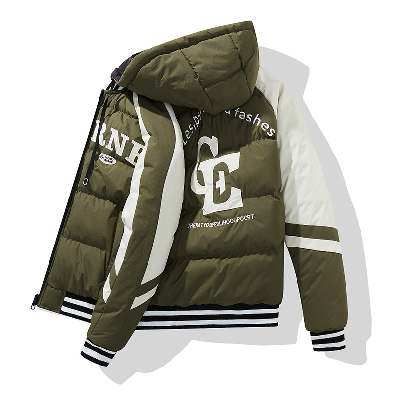 Giacca invernale da uomo in velluto, calore ispessito, resistenza al freddo e al vento, giacca alla moda double face per adolescenti, con cappuccio_voghion.com