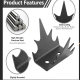 Security Fence Spikes Anti Invasion Fence Fence Wall Spikes Anti-climbing Barrier Metal Barbed Fence Deterrent Device