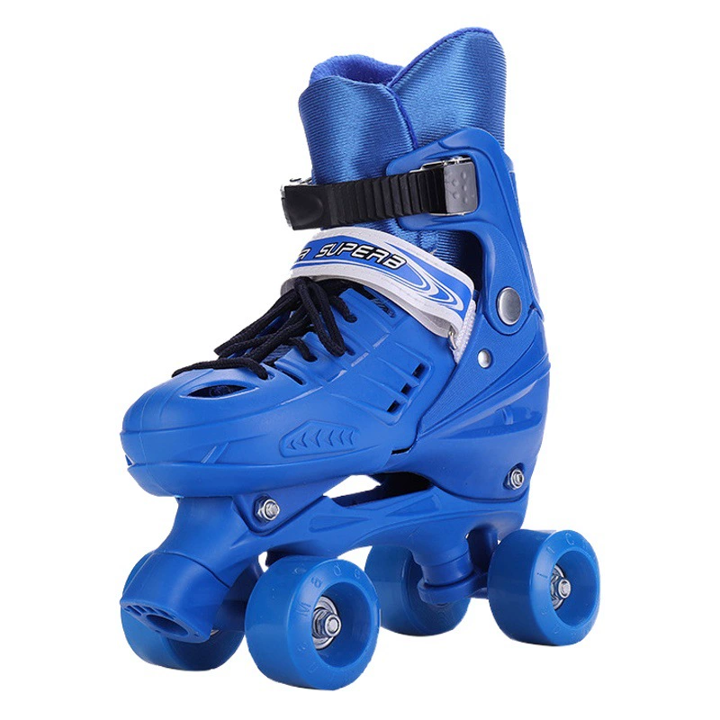 Блестящие роликовые коньки набор детские двухрядные четырехколесные роликовые коньки для мужчин и женщин 3-5-6-8-10 лет роликовые коньки