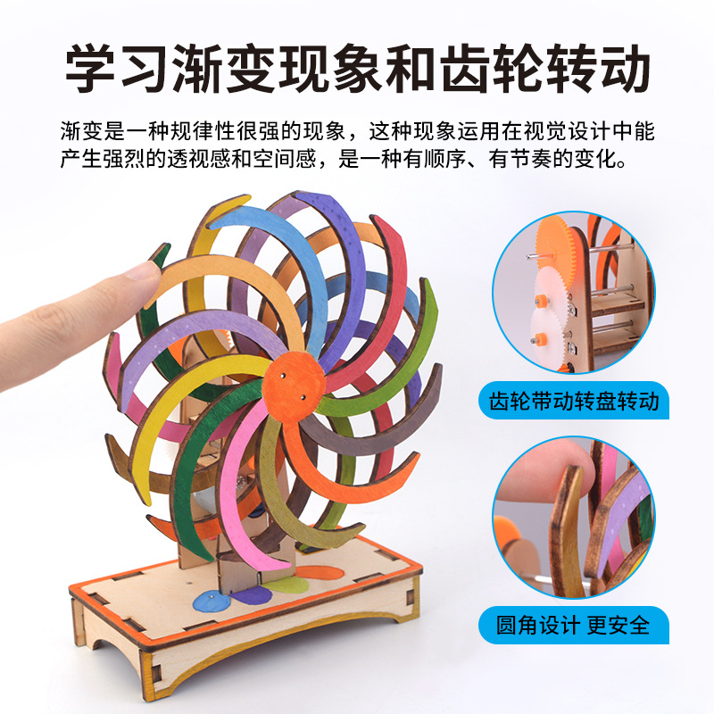 Ciencia y Tecnología pequeña producción visual dislocación temporal ventana mágica ciencia y educación infantil hecho a mano Escuela Primaria juguetes experimento científico