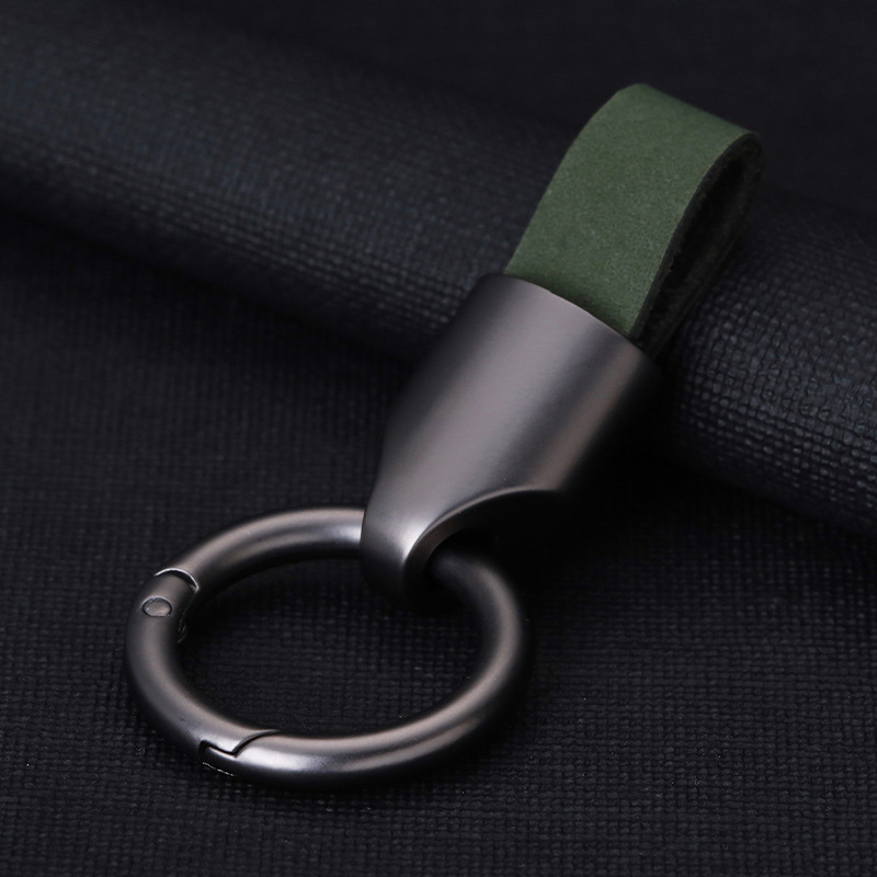 Colgante de llavero de coche de gamuza colgante de anillo de llavero de coche de alta gama creativo personalizado para hombres y mujeres