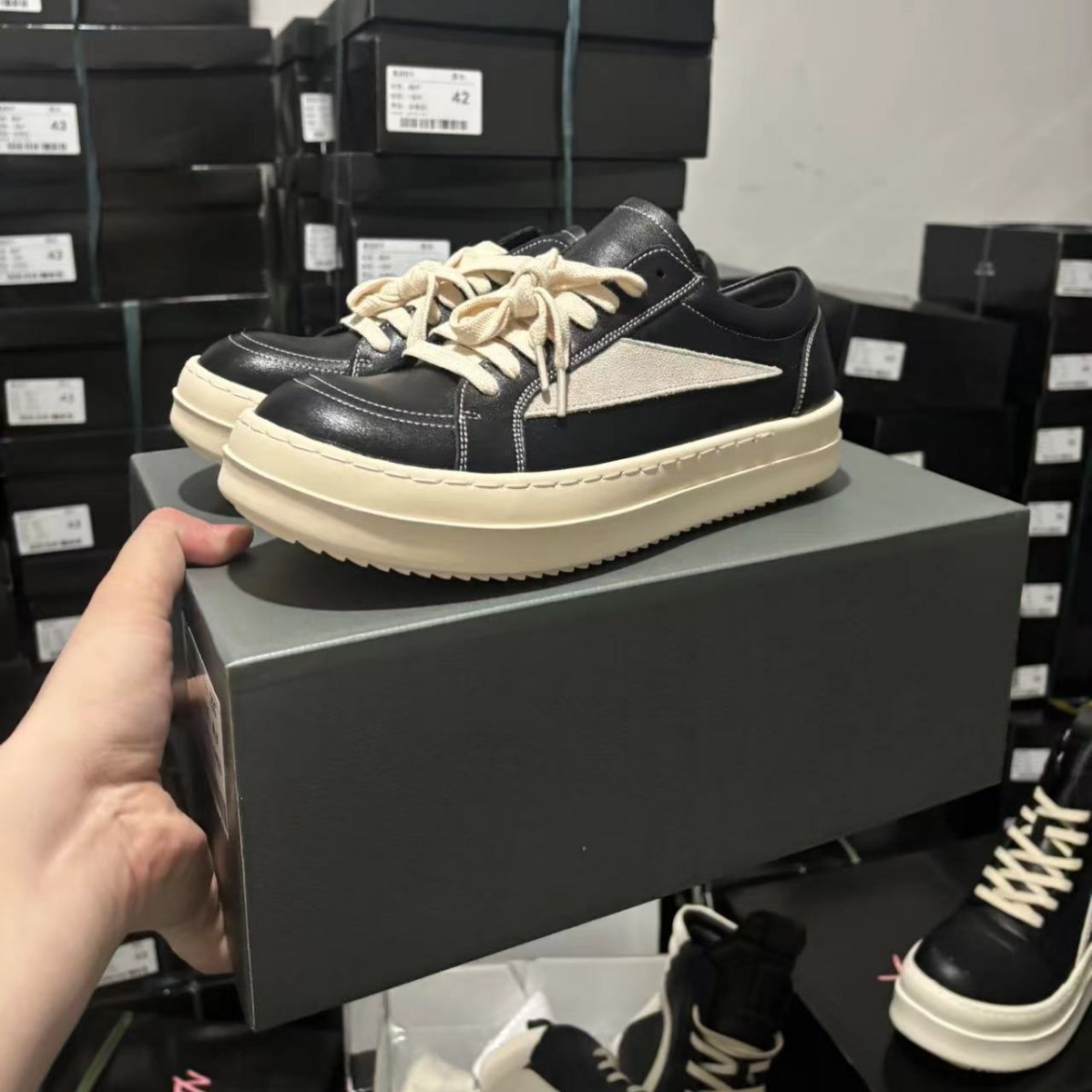 3.0 Version of the New Dark-Style Sneakers for Men, Thick-Soled, Height-Increasing, Versatile, Niche Design, Lace-Up, Casual, Couple's Shoes