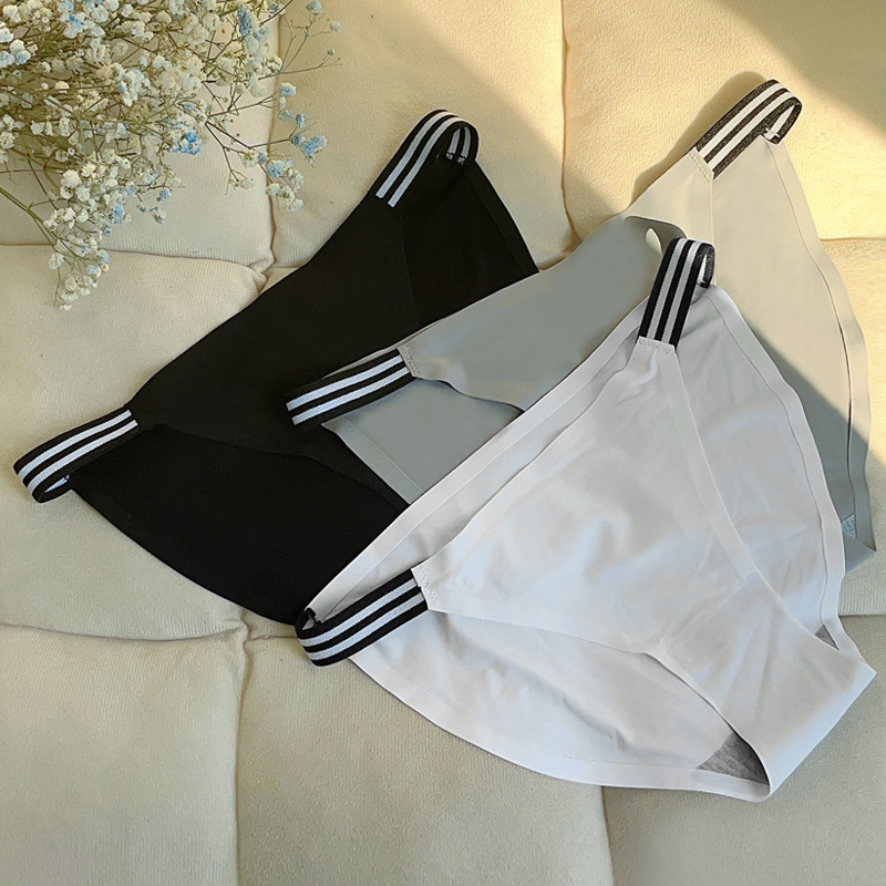 Wholesale contrasting thong women pure desire women sexy striped hot mesh briefs