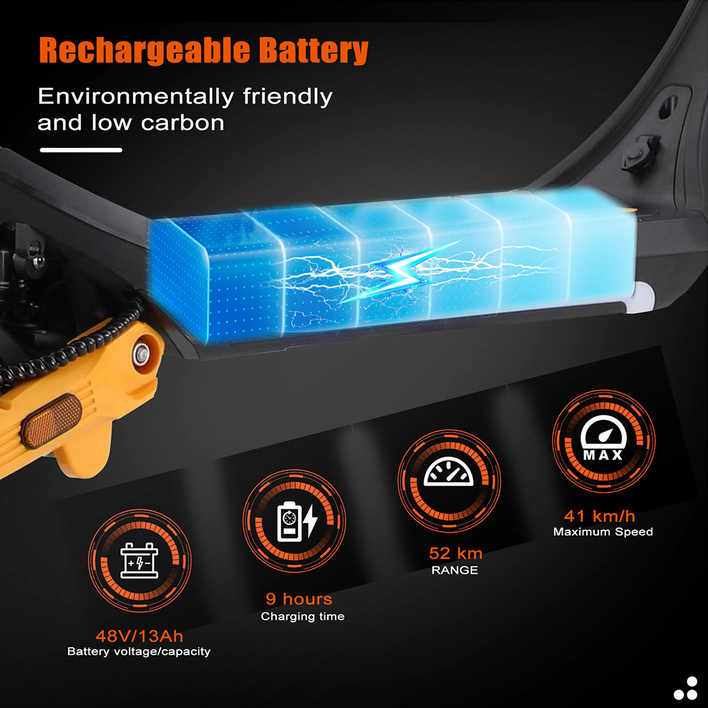 KUGOO M3 Scooter eléctrico profesional Scooter eléctrico adulto 13Ah 48v Scooter eléctrico plegable