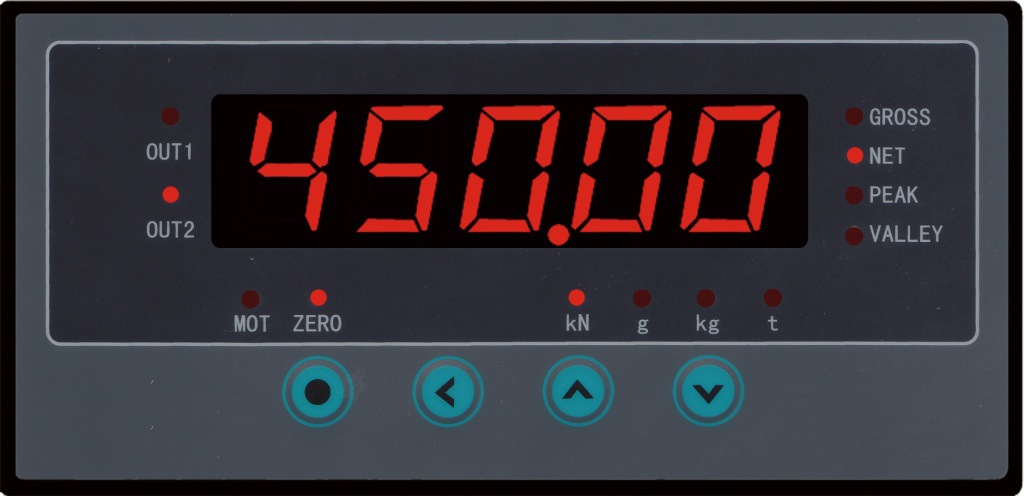 CHBE-AH力值显示控制仪尺寸为160×80,毫伏输入,通讯或变送显示仪