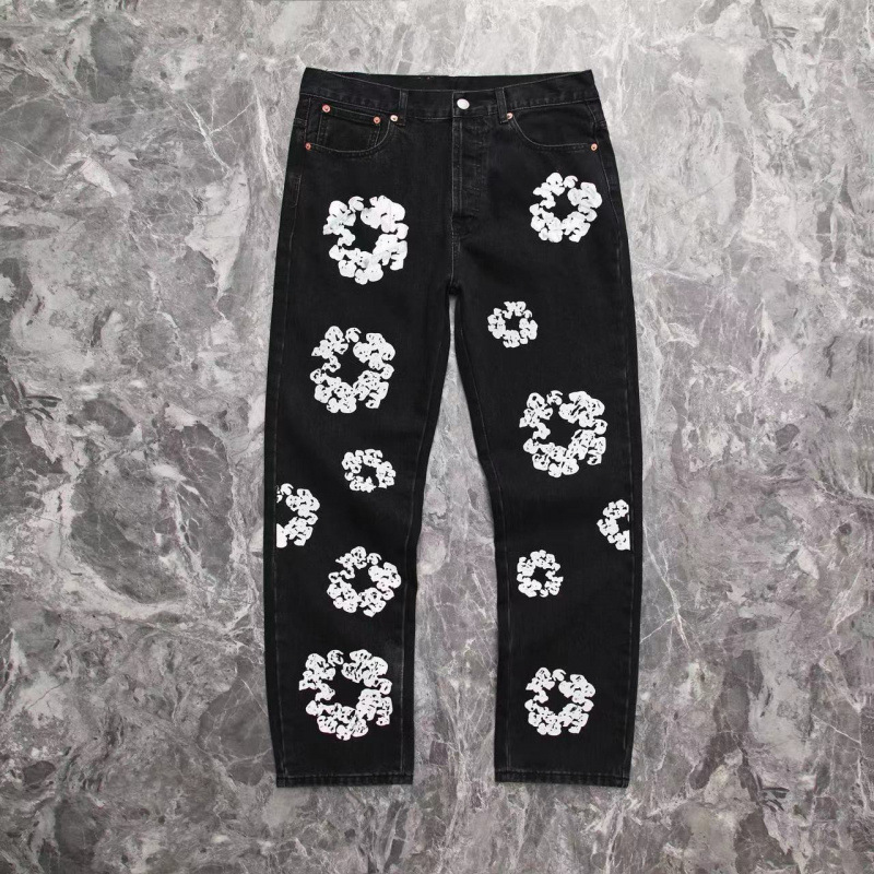 Denim Tears The Cotton Wreath Jeans Black
