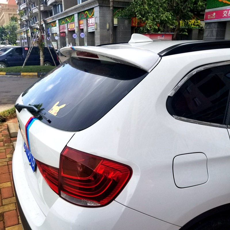 Suitable for 2010-2015 Bmw X1 Rear Wing E84 Rear Top Wing Modified Fixed Wing Carbon Fiber Pattern Spoiler