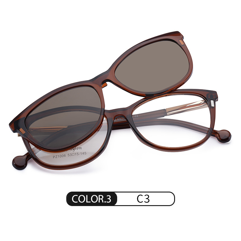 Nuevas gafas de sol magnéticas polarizadas PZ1006 gafas de sol de protección solar al aire libre de moda en la calle pueden equiparse con gafas de luz azul a prueba de miopía