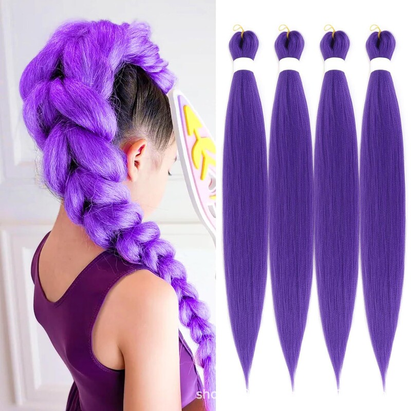 Low Temperature Styling Wig Wholesale 26 Inches 90Gez Braid Hair Low Temperature Flame Retardant Fluffy Pull-Up Large Braid