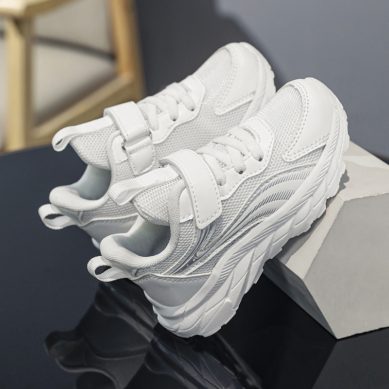 2025 zapatos para niños de mediana edad, zapatos blancos para estudiantes de primaria, zapatos blancos para niños, zapatos deportivos blancos para niños, zapatillas de deporte para turistas, niñas