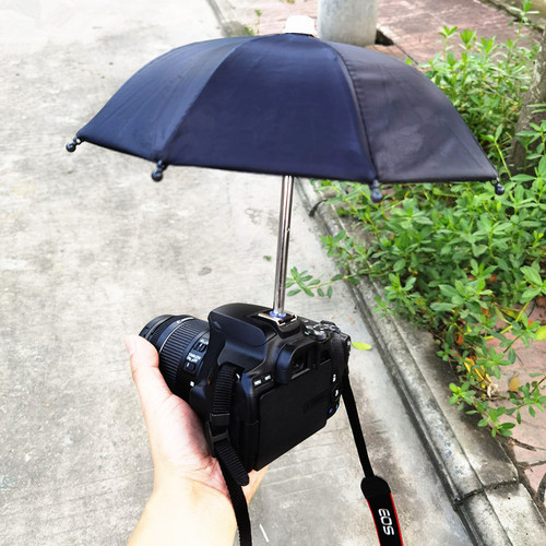 相机防雨遮阳伞热靴盖用单反微单富士户外拍照视频直播小雨伞