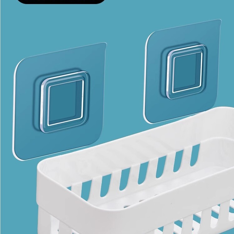 Storage Rack Flat Buckle Adhesive Patch Lop Shoe Rack Tissue Box Strong Non-Punch Non-Mark Female Buckle Hook Fixing Buckle