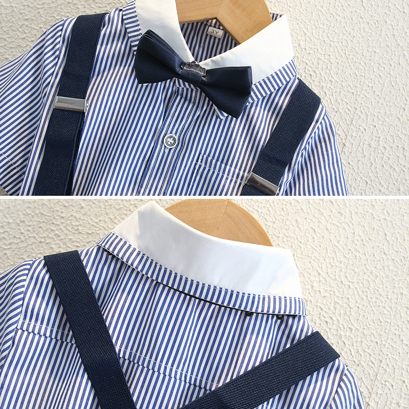 Children's summer dress, summer clothing, overall, set for boys, photography props, suit, Korean style