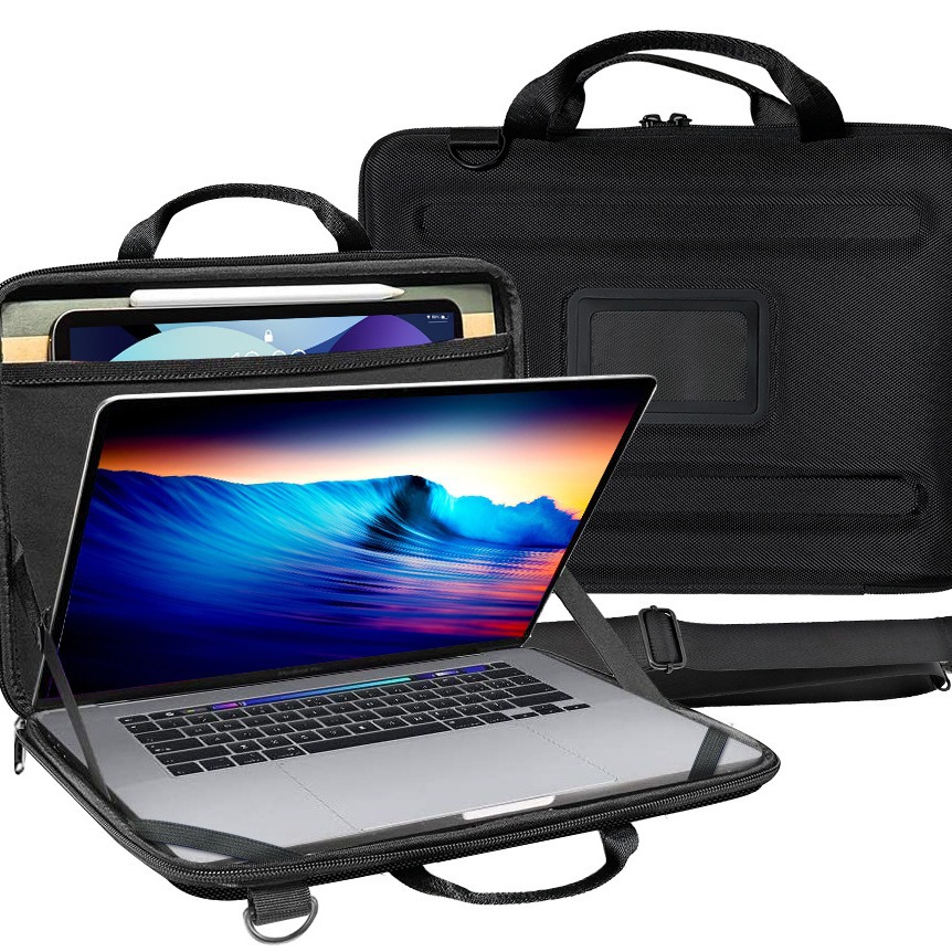 苹果Macbook笔记本电脑包防摔硬壳商务EVA手提电脑包适用11-16寸
