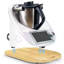 跨境竹制料理机实木滑轮移动垫简约厨房台面多功能滑翔板