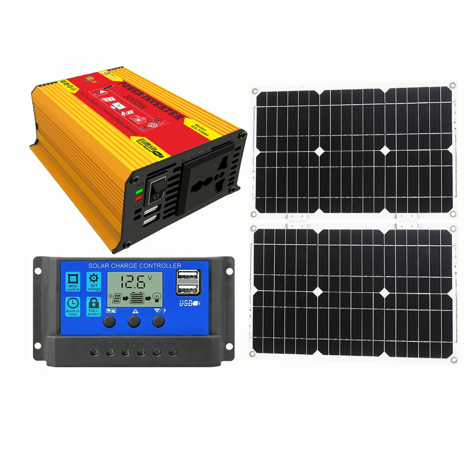 Controller solar-powered, 12v, 220v, 50W