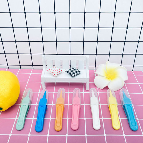 Baby toiletries, baby booger clips, baby daily care cleaning tweezers, round head safety clips wholesale