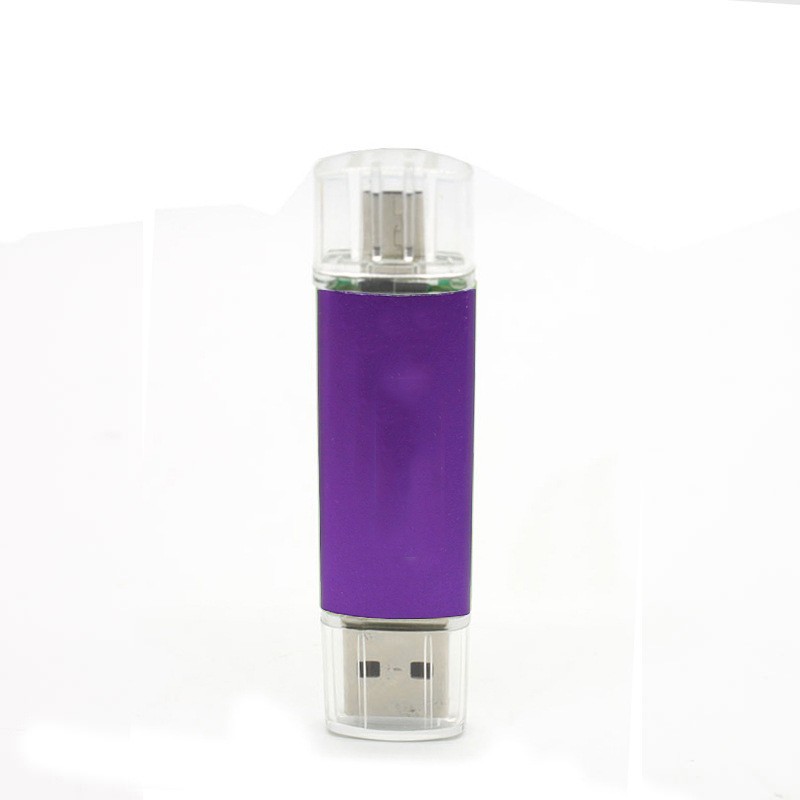OTG de alta velocidad de la computadora del teléfono móvil de doble uso de disco flash USB al por mayor Logotipo de letras creativo disco flash USB 8G16G32G64G128G disco flash USB