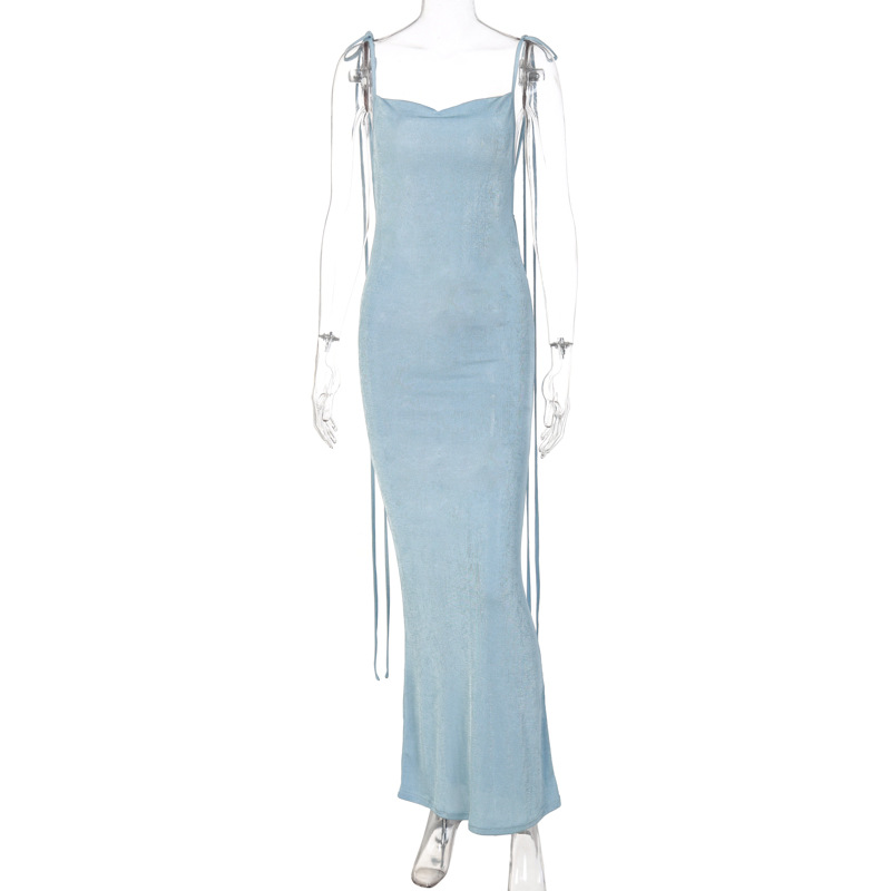310g Weight Maxi Long Dress Dress Length Type Sleeveless Sleeve Length Sheath Dress Dresses Type Spandex, Polyester Fabric Type Mid Waist Waist Line Daily Occasion Slim Fit Type Solid Color Pattern Summer Season Women'S Gender Patchwork Design Fashion Style Wholesale Women'S Fashion Patchwork Solid Color Daily Sleeveless Sheath Dress 18