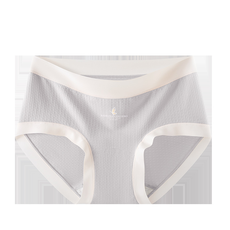 Calzoncillos de entrepierna alargada Calzoncillos de color de contraste de entrepierna antibacteriana de grado 10A Calzoncillos de cintura media transpirables para niñas