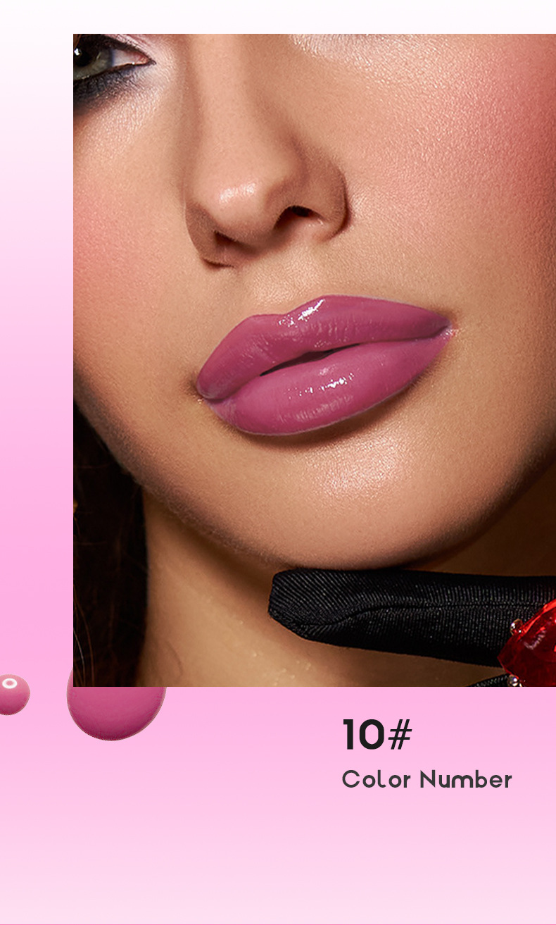 Pudaier Lip Plumping Gloss Moisturizing Ginger Non Fading Lipstick_voghion.com