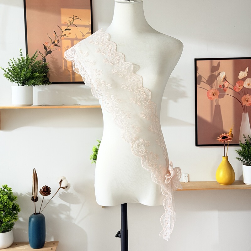 Lace Blank Ribbons Can Be Customized with Text for Weddings, Parties, Bachelor Parties, Decorations, and Text Patterns Lace Blank Ribbons Can Be Customized with Text for Weddings, Parties, Bachelor Parties, Decorations, and Text Patterns