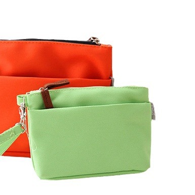 T pequeña dama coreana multifuncional doble cremallera bolso de cambio bolso de llaves bolso de teléfono móvil