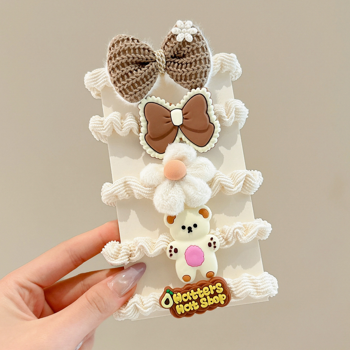 Anillo de cabello para niños joyas de cabello para bebés niñas pulgar pequeño correa de goma de dibujos animados para niñas no lastimar cabello lindos cabello