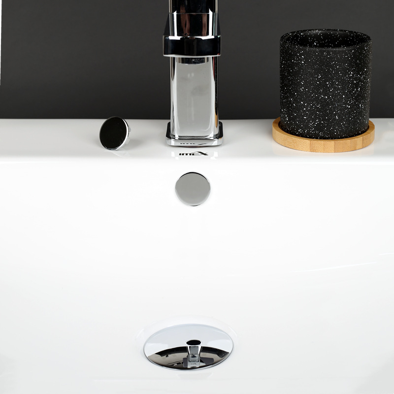 Ceramic basin overflow seal cover, basin hand wash basin side hole copper plug plug, bathroom cabinet pool full water mouth