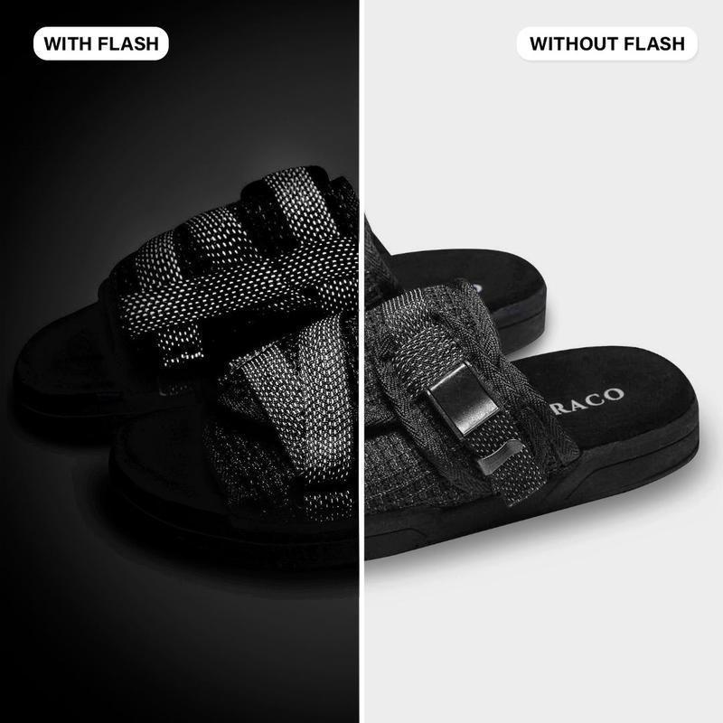 跨境Slides for Men and Women Full 3M Reflective Sandals with|undefined