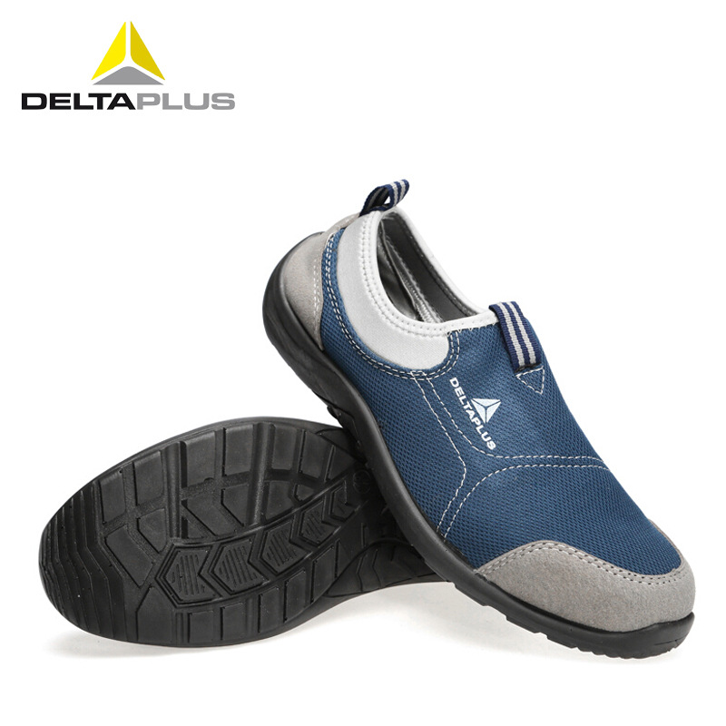 代尔塔301216安全鞋 蓝色 防砸防刺穿防静电 轻便透气