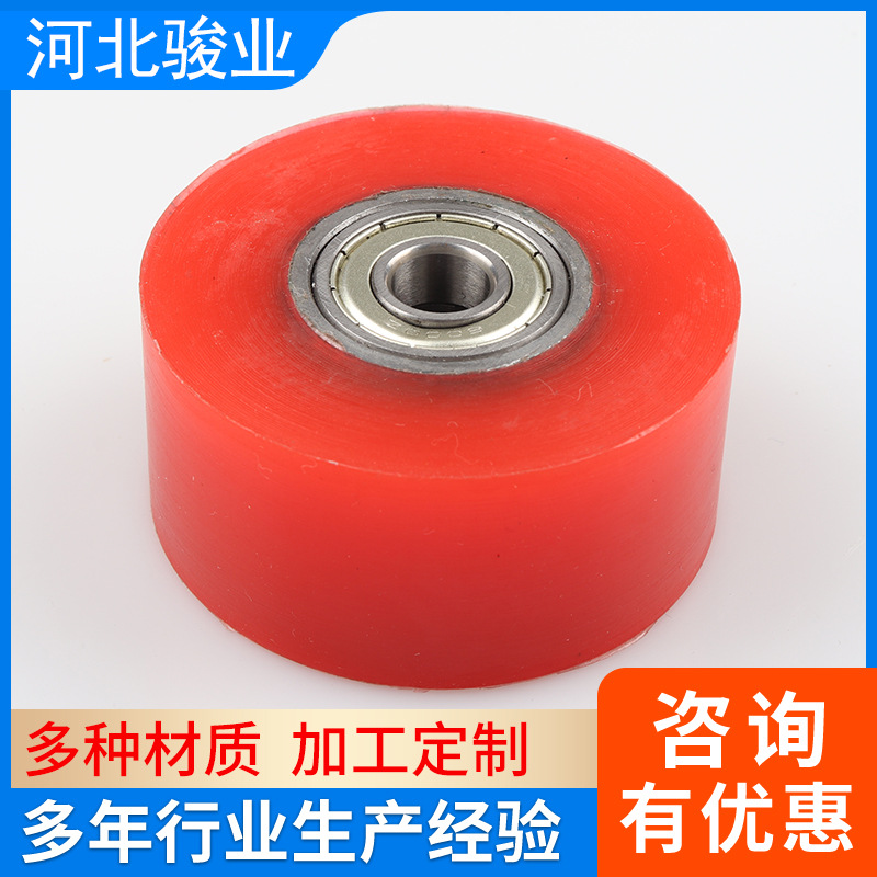 聚氨酯胶轮 pu承载轮 聚氨酯包胶轮 聚氨酯静音轮 PU万向带刹车轮
