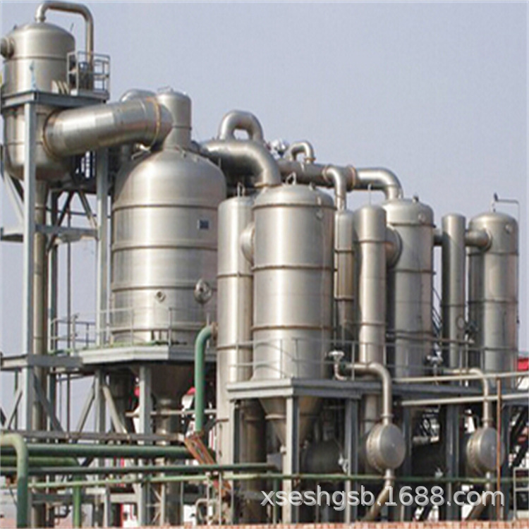 二手蒸发器 内外循环薄膜蒸发器多效MVR钛材结晶强制循环蒸发器