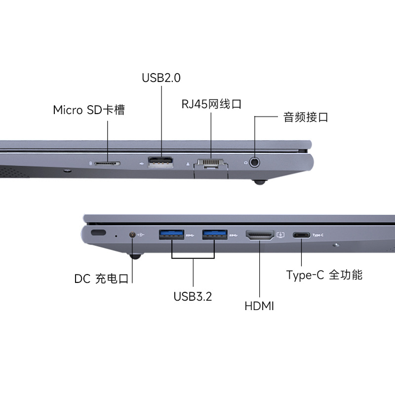 15.6 Pulgada Ryzen R76800 computadora portátil AMD diseñador de juegos electrónicos PC de negocios de pantalla completa