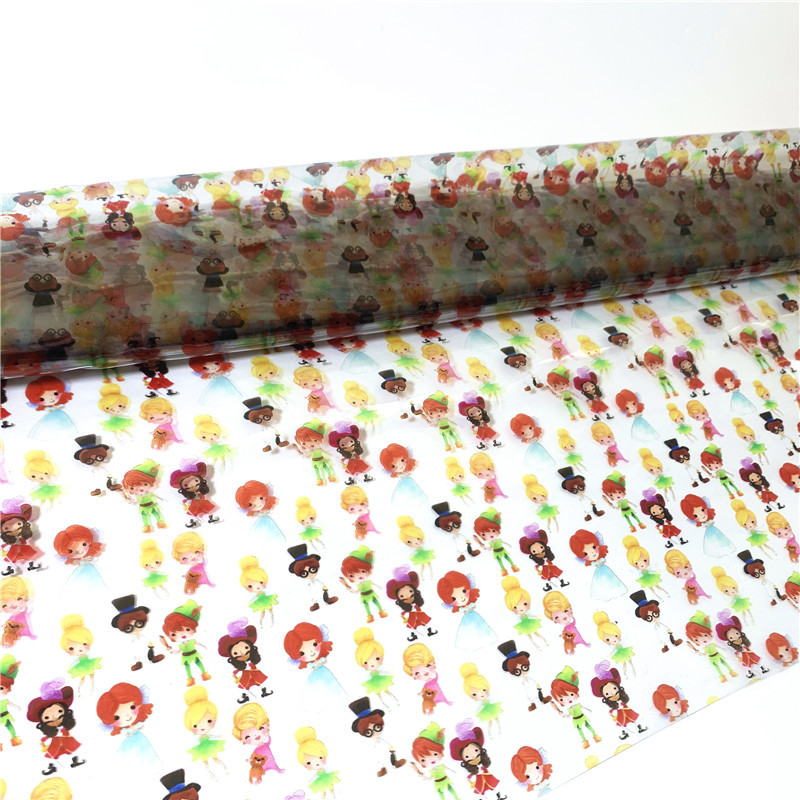 现货/可定 数码印花100%PVC塑料印花包包材料