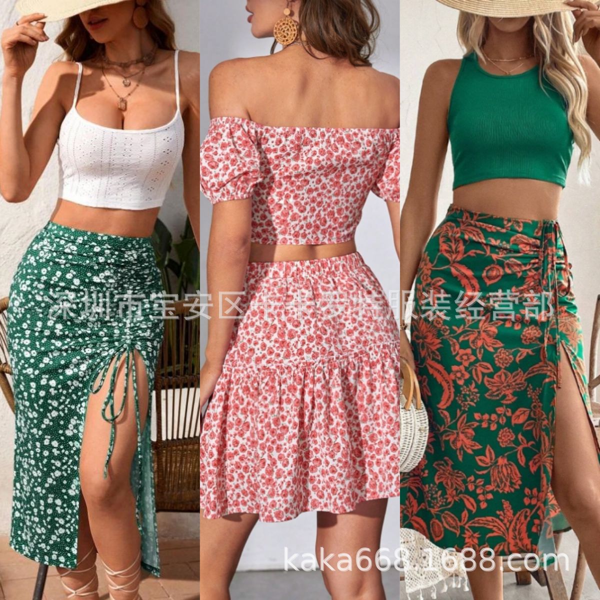 2025 comercio exterior transfronterizo ropa de mujer shein vestido Amazon verano nuevo vestido de mujer productos finales de fábrica
