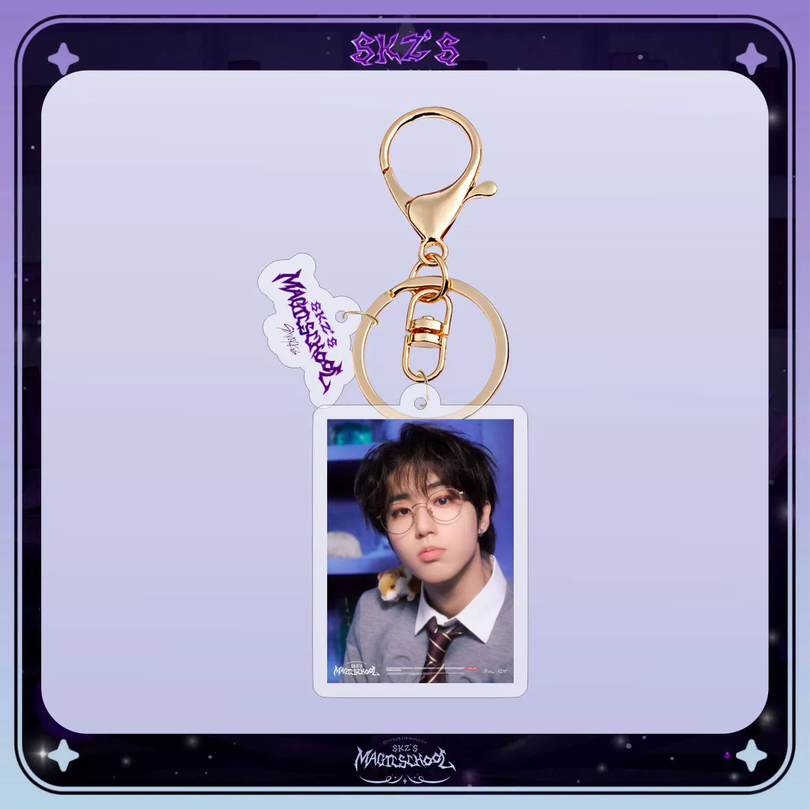Stray Kids 24-летний Ackle Key Buckle Jewelry Wing Xing Zhou Bian Huang Yanchen KOOP
