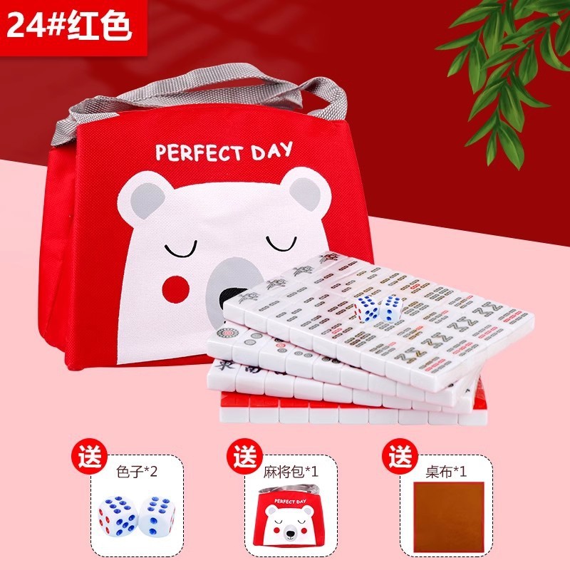 ↑ 24 rojo + bolso + mantel + color - lista obligatoria