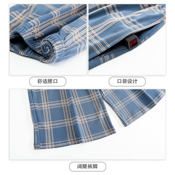 Antibacterial Summer Shorts Pure Cotton Casual Thin Men's Korean Style Casual Plus Size Home Pants Young and Middle-aged Thin Summer