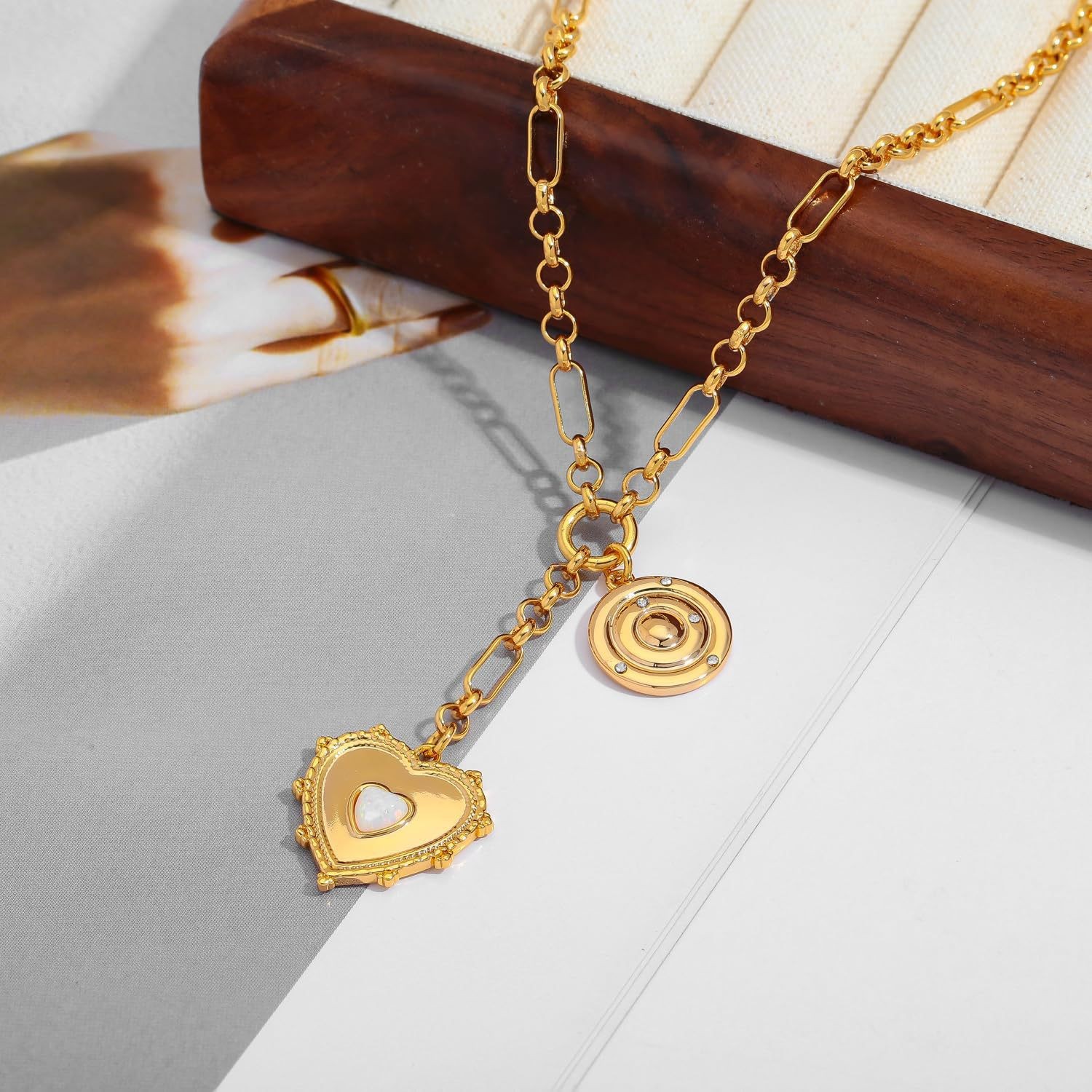 黄铜电镀 欧美ins潮冷淡风简约气质轻奢毛衣链锁骨链项链饰品工厂