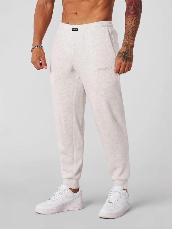 Youngla American-Style Trendy Men's Sports Pants Joggers for Fitness Training Casual Slim-Fit Cuffed Long Pants