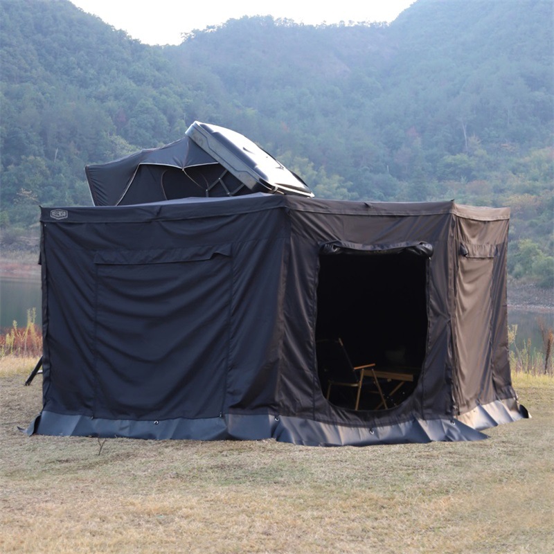 270 degrees car side tent side Sky Tent Room rain-proof sun-proof legless fan-shaped tent large space Outdoor