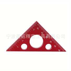 三角尺45/90度公制尺精密角尺铝加厚高度尺多功能木工工具