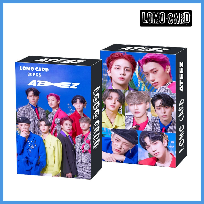 Хитовые звезды вокруг StrayKids Ateez Astro NCT LOMO новая карточка альбома благословение маленькая карточка