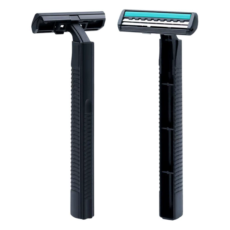 Отель сауна отель одноразовая бритва поставляет производители оптом Duke Квадратная Ручка Двойная бритва из нержавеющей стали