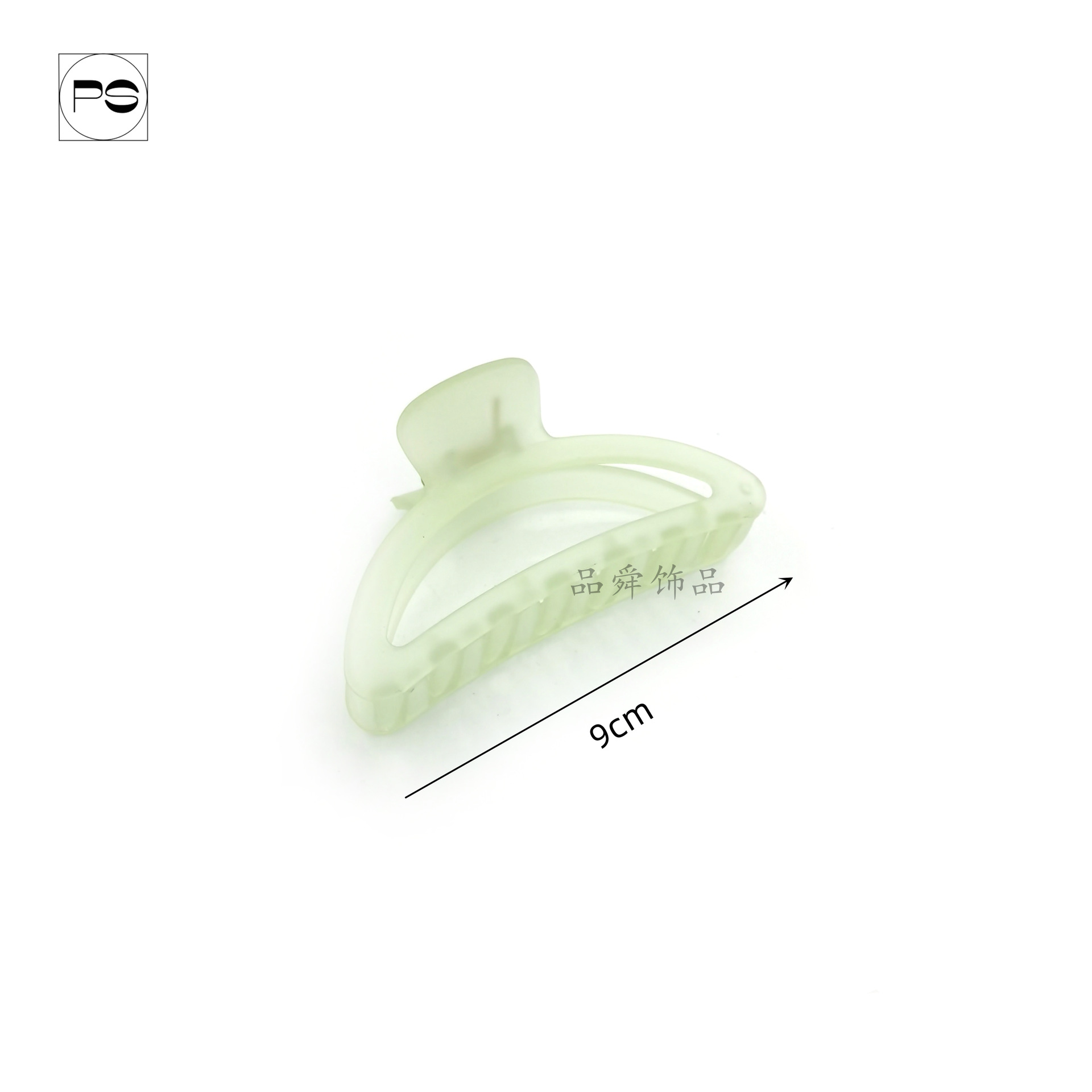 Estilo coreano simple helado jalea horquilla de las mujeres Cabeza trasera grande elegante Bañeras pelo dulce tocado al por mayor