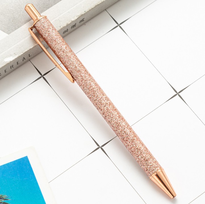 Precioso color lindo bolígrafo regalo pluma de metal pluma retro colorido chica cuaderno