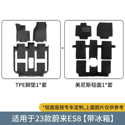 Back Cushions, Modelə uyğun ayaqaltı - 23-models-of-nio-es8-double-layer-meniswith-refrigerator-floor-mats