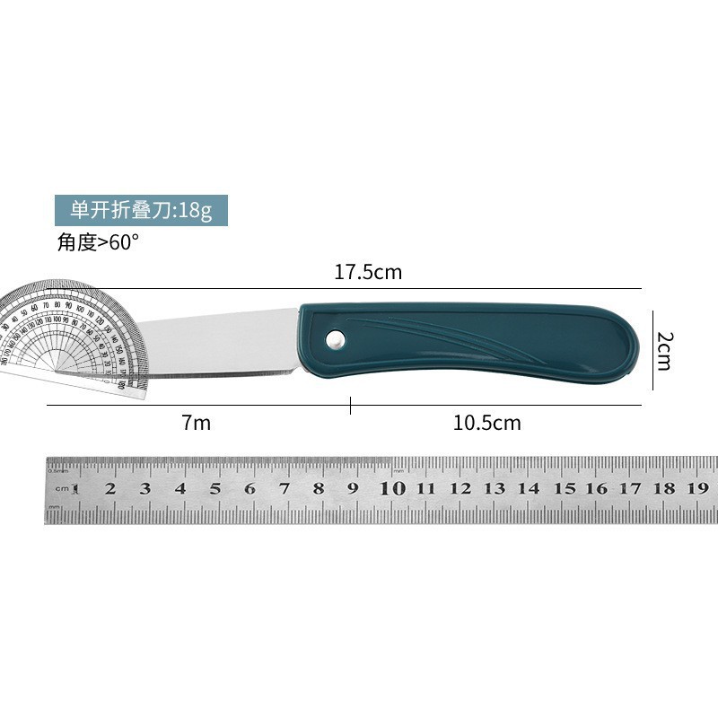 Cuchillo de agua de cocina Cuchillo de fruta doméstico portátil de acero inoxidable Cuchillo de fruta plegable Cuchillo plegable multifuncional para el hogar